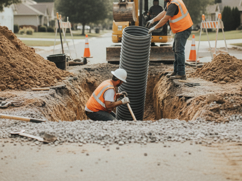 wastewater Sewer Line Repair